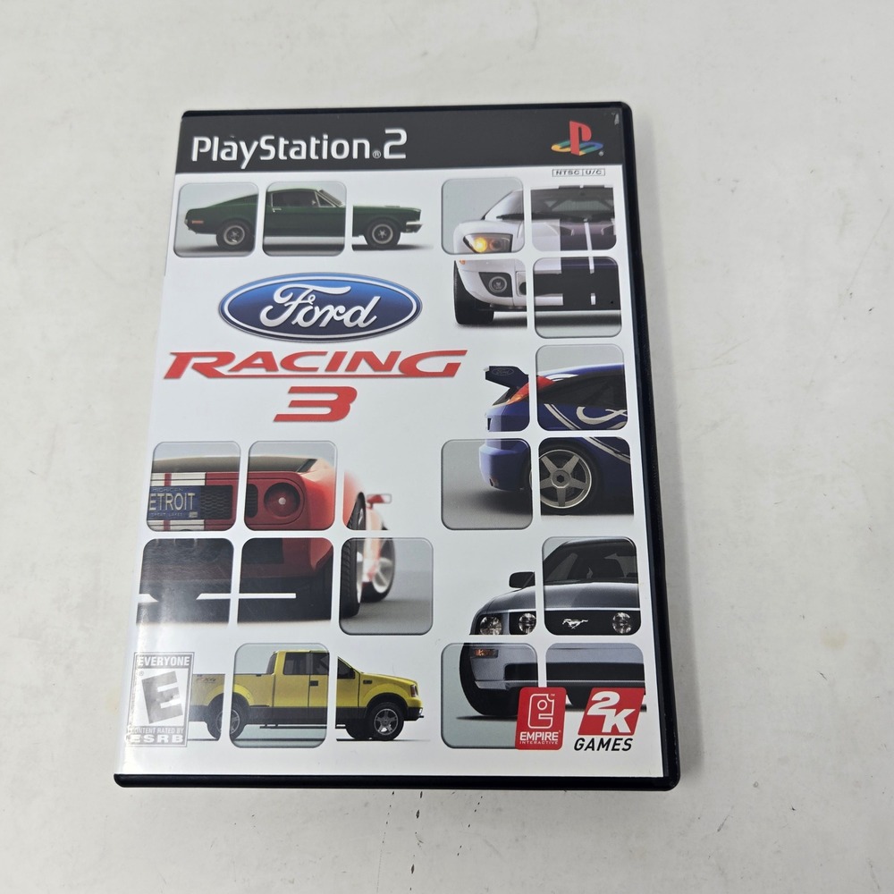 Ford Racing 3 Sony PlayStation 2 PS2 2005 CIB Blue Disc Complete with Manual